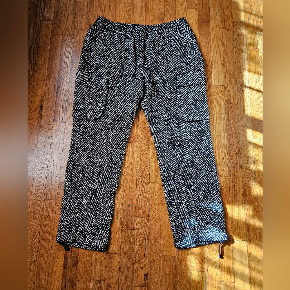 Kith Oversized Herringbone Bristol Cargo Pant Size XL Mens New With Tags